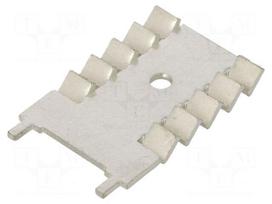 Heatsink: moulded | TO220 | natural | L: 4mm | W: 22mm | H: 31.6mm | 29.5K/W