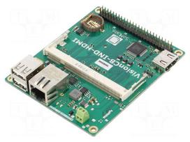 Dev.kit: ARM NXP | Ethernet,UART,USB | 9÷12VDC | 98x79x22mm | 0÷70°C