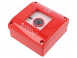 Safety switch: fire warning hand switch | Series: OP1 | IP65