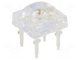 LED Super Flux | 7.62x7.62mm | tricolour | RGB | 3000÷4200mcd | 130°