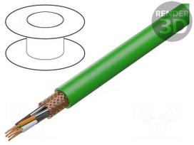 Wire | S/FTP,ETHERLINE® Cat.7 | 7 | stranded | Cu | 4x2x23AWG | PVC