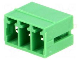 Pluggable terminal block | 3.5mm | ways: 3 | straight | socket | male