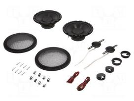 Car loudspeakers set | two-way,tweeter,woofer | 165mm | 120W | 4Ω
