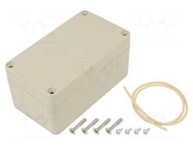 Enclosure: multipurpose | X: 65mm | Y: 115mm | Z: 55mm | Ritec | ABS | beige