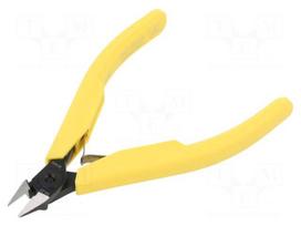 Pliers | side,cutting | ESD | blackened tool | H: 0.8mm