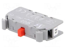 Contact block | NC | 2.5A/230VAC | 4A/24VDC | 22mm | front fixing