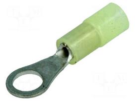Ring terminal | M3 | Ø: 3.2mm | 0.1÷0.5mm2 | crimped | for cable | tinned