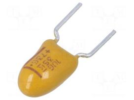 Capacitor: tantalum | 10uF | 35VDC | THT | ±10% | Series: T356 | -55÷125°C