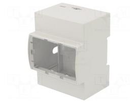 Enclosure: for computer | Raspberry Pi 4 B | ABS | grey | X: 71.3mm