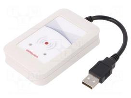 RFID reader | antenna | 88x56x18mm | USB | 4.3÷5.5V | Range: 100mm