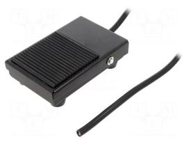 Switch: foot | Stabl.pos: 1 | NC + NO | 10A/250VAC | IP20 | -10÷70°C