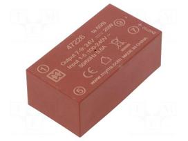 Converter: AC/DC | 20W | Uin: 85÷265VAC,120÷370VDC | Uout: 24VDC | 85%