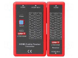 Tester: LAN wiring | LED | Features: low battery indicator