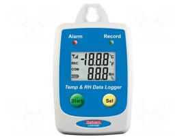 Data logger | temperature,humidity | IP65 | Display: LCD | ±0.6°C