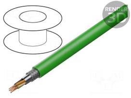 Wire | SF/UTP | ETHERLINE® Cat.5e | 4x2x26AWG | Cat 5e | stranded | Cu