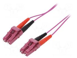 Fiber patch cord | OM4 | LC/UPC,both sides | 1m | 50/125um | LSZH