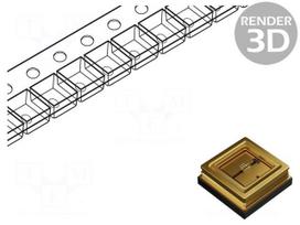 LED | UV-C | 120° | 80mA | 800mW | λd: 270÷280nm | 4.5÷7.5VDC | SMD