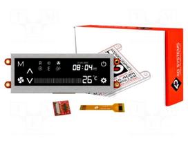Display: TFT | 3.9" | 480x128 | 30kBRAM | Interface: GPIO,I2C-Master