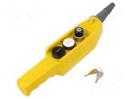 Control cassette | PKS-3 | No.of butt: 3 | round,prominent | IP65