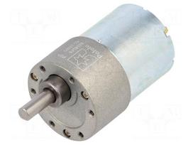 Motor: DC | with gearbox | 6÷12VDC | 5.5A | Shaft: D spring | 530rpm