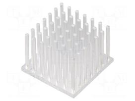 Heatsink: extruded | L: 25mm | W: 25mm | H: 18.5mm | 3K/W | aluminium