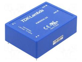 Converter: AC/DC | 60W | Uin: 90÷264VAC,120÷370VDC | Uout: 24VDC | 87%