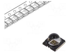 IR transmitter | 840÷870nm | transparent | 350mW | 80° | 1.5÷2.3VDC