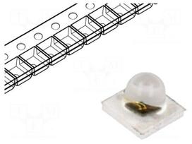 IR transmitter | 840÷870nm | 300mW | 45° | 1.3÷2VDC | SMD | 350mA | square