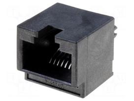 Connector: RJ45 | socket | PIN: 8 | Cat 3 | unshielded | gold-plated