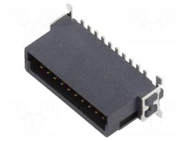 Connector: PCB to PCB | socket | male | PIN: 20 | vertical | 1.2A | SMT