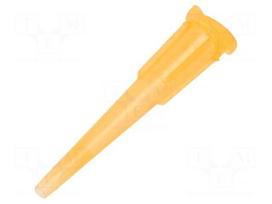 Needle: plastic | 1.25" | Size: 14 | double tapered,straight | 1.6mm