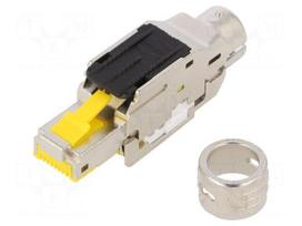 Connector: RJ45 | plug | PIN: 8 | Cat 6a | shielded | 8p8c | 26AWG÷22AWG