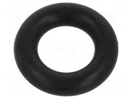 O-ring gasket | FPM | Thk: 3mm | Øint: 7mm | black | -20÷200°C