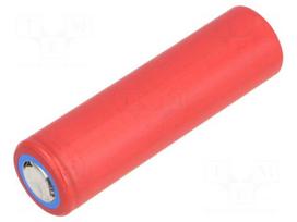Re-battery: Li-Ion | 18650,MR18650 | 3300mAh | 3.6V | Ø18.5x65.3mm