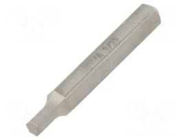 Screwdriver bit | hex key | HEX 3/32" | Socket size: 4mm | MICRO