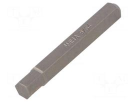 Screwdriver bit | hex key | HEX 9/64" | Socket size: 4mm | MICRO