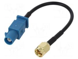 Cable | 150mm | Fakra male,SMA male | straight