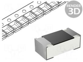 Resistor: thick film | 3.3kΩ | SMD | 0402 | 62.5mW | ±1% | AC | 50V