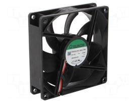 Fan: DC | axial | 12VDC | 92x92x25mm | 87.48m3/h | 34dBA | ball | 3000rpm