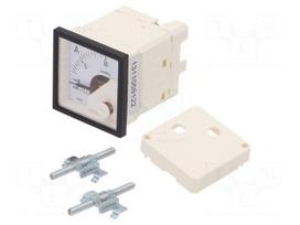 Ammeter | on panel | I AC: 0÷10A | True RMS | Class: 1.5 | 40÷72Hz | 300V