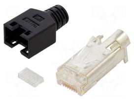 Connector: RJ45 | plug | TM11P | PIN: 8 | Cat 3 | shielded | 8p8c | 5mm