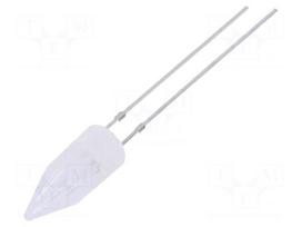 LED | yellow | 5mm | candle light effect,blinking | 220÷330mcd | 180°