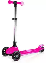 Triratis balansinis paspirtukas vaikams, šviečiantis tamsoje, Ricokids Jelly - rožinis