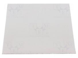 Heat transfer pad: silicone | L: 101.6mm | W: 101.6mm | grey | Thk: 1mm