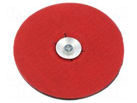 Backing pad | Ø: 125mm | Holder: plunger | 6mm | for abrasive discs