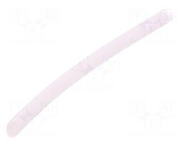 Insulating tube | silicone | transparent | -50÷200°C | Øint: 3mm