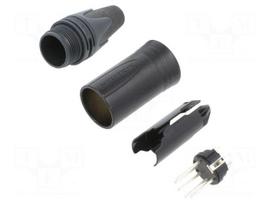 Connector: XLR | plug | male | XX | 7.5A | PIN: 5 | straight | for cable