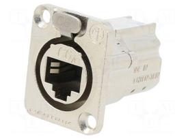 Coupler | socket | etherCON | PIN: 8 | Cat 6 | shielded | gold-plated