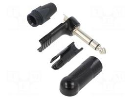Connector: Jack 6,3mm | plug | male | stereo | ways: 3 | angled 90° | PRX