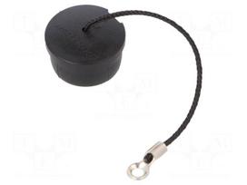 Protection cover | female | SC | black | plastic
